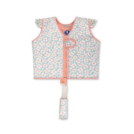 Chaleco De Flotación Verde Flores 2-3 años