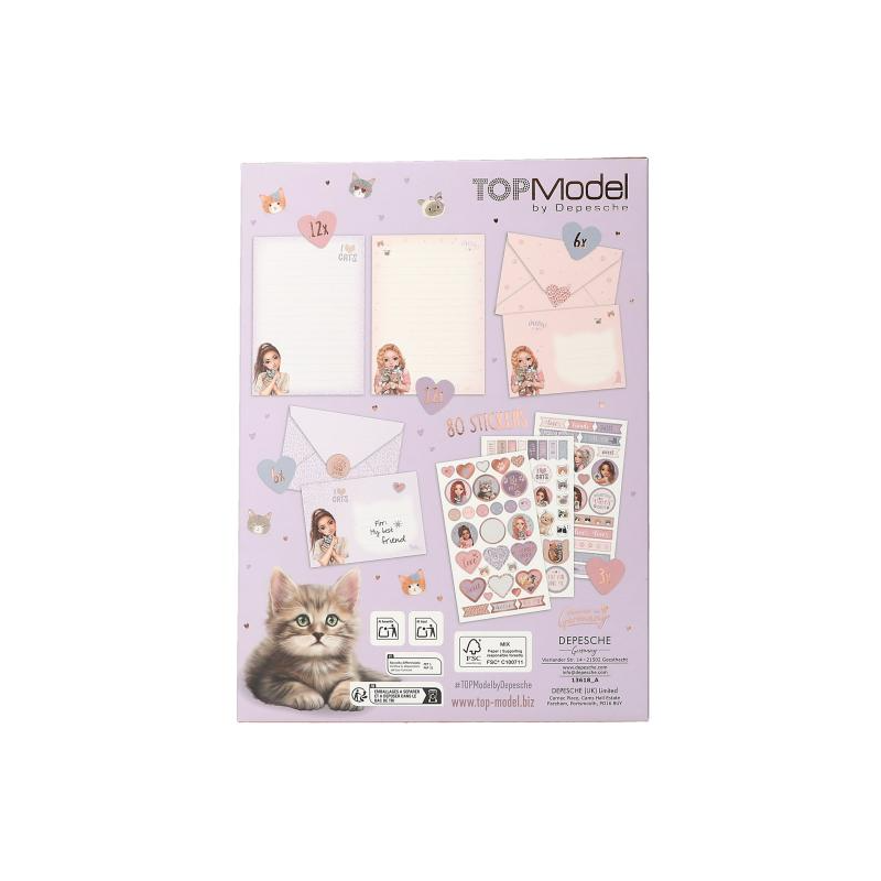 TopModel Set De Cartas Cat Love