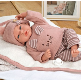 Elegance 40 Cm Andie Rosa Con Manta