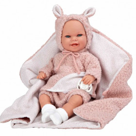 Elegance 35 Cm Babyto Rosa Con Manta