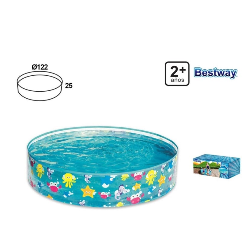 Piscina Infantil Rígida Océano 122x25 cm