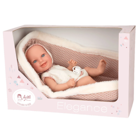 Elegance 38 Cm Oli Rosa Con Capazo 2