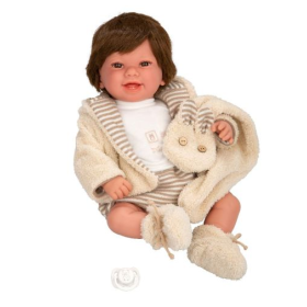 Elegance 45 Cm Zoe Beige Con Bufanda