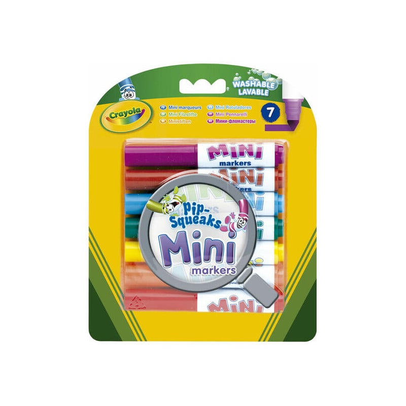 7 Mini Rotuladores Lavables