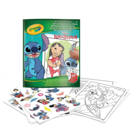 Libro Para Colorear + Stickers Stitch