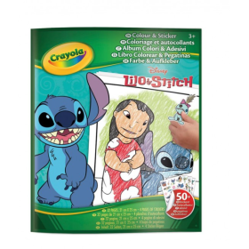 Libro Para Colorear + Stickers Stitch 2