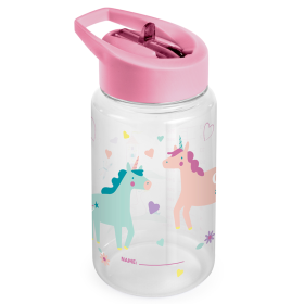 Botella Tritán Unicornio 450 Ml