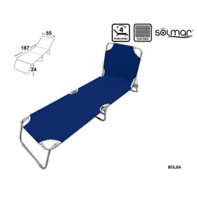 Tumbona Carla Azul Acero Oxford 2