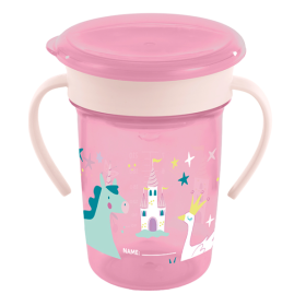 Vaso Aprendizaje Antiderrame 360 Unicornios