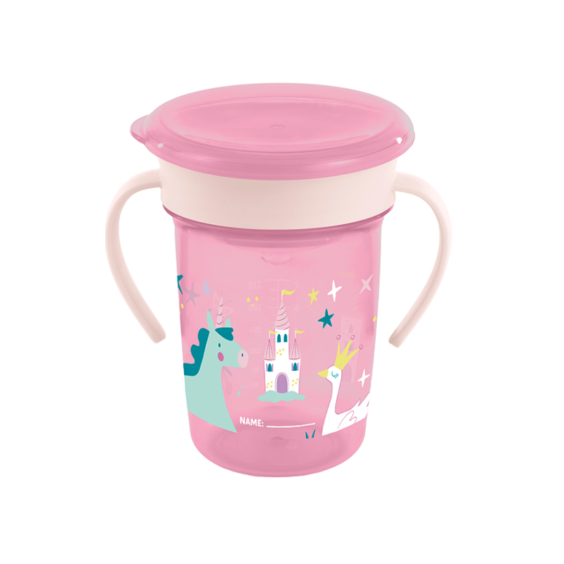 Vaso Aprendizaje Antiderrame 360 Unicornio