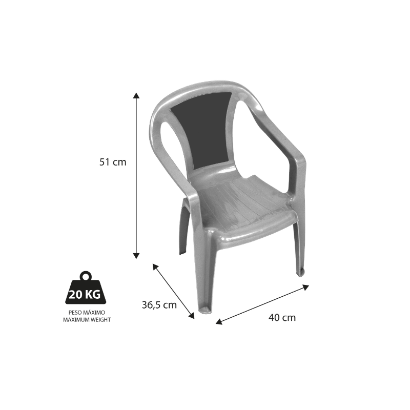 Silla Plástico Patrulla Canina