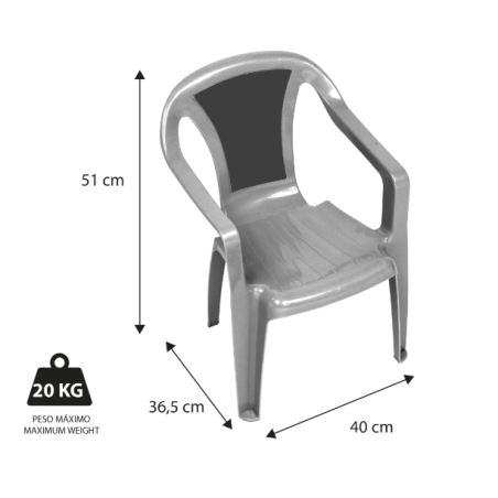 Silla Plástico Patrulla Canina