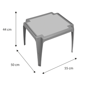 Mesa Plástico Minnie 2