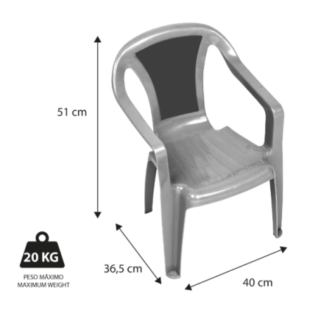 Silla Plástico Minnie