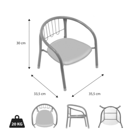 Silla Metal Patrulla Canina 2