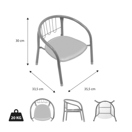 Silla Metal Patrulla Canina