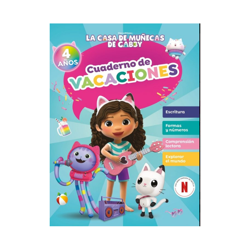 Gabby Cuaderno De Vacaciones 4 Años