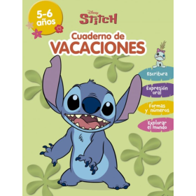 Stitch Cuaderno De Vacaciones 5-6 Años