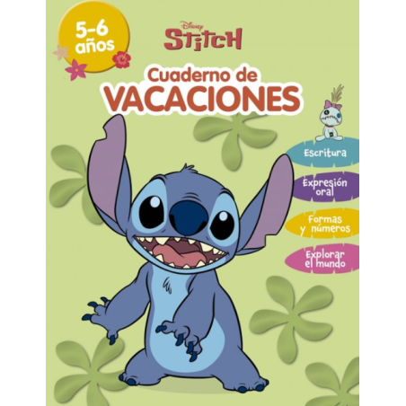 Stitch Cuaderno De Vacaciones 5-6 Años