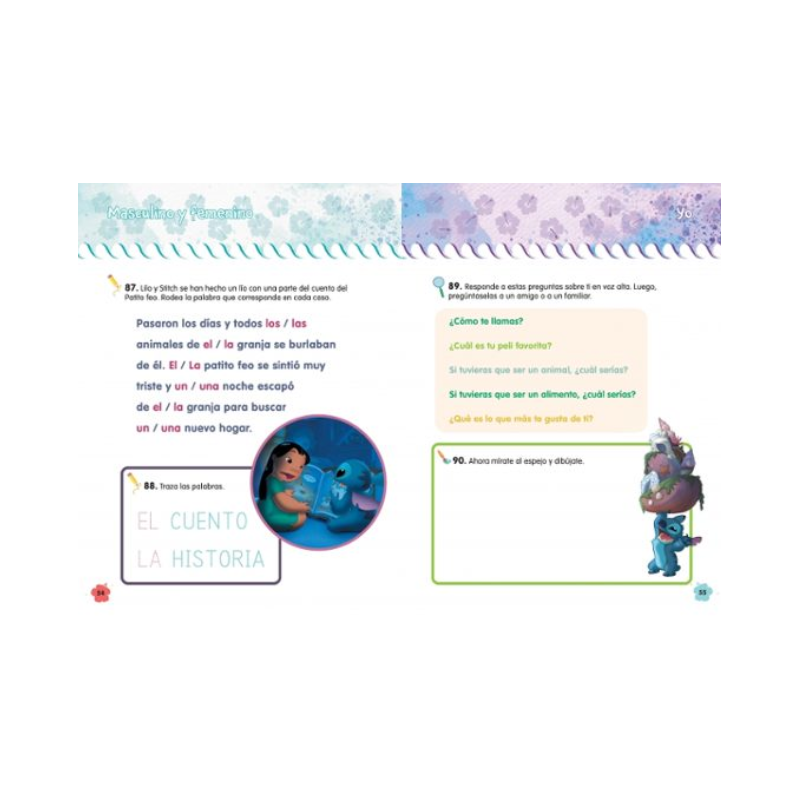 Stitch Cuaderno De Vacaciones 5-6 Años