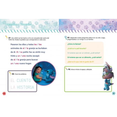 Stitch Cuaderno De Vacaciones 5-6 Años
