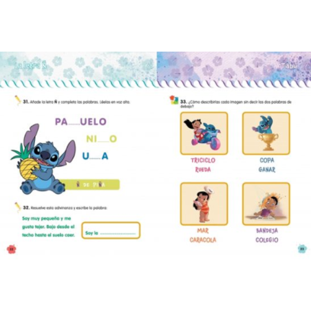 Stitch Cuaderno De Vacaciones 5-6 Años