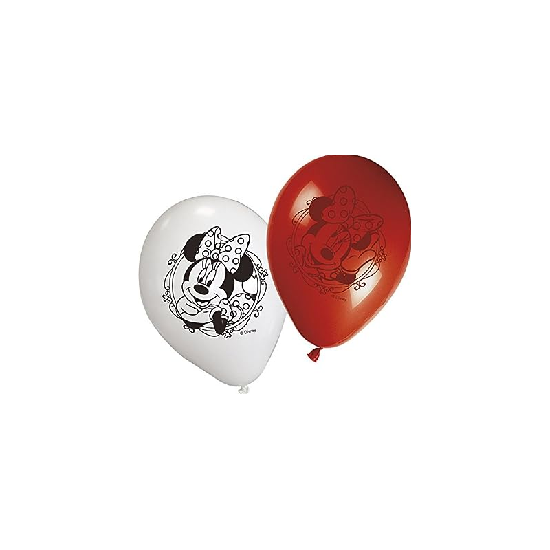 Globos Minnie Fashion 8 Unidades