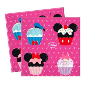 Servilletas Minnie Cupcakes 20 Unidades