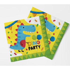 Servilletas Dinosaurios 20 Unidades