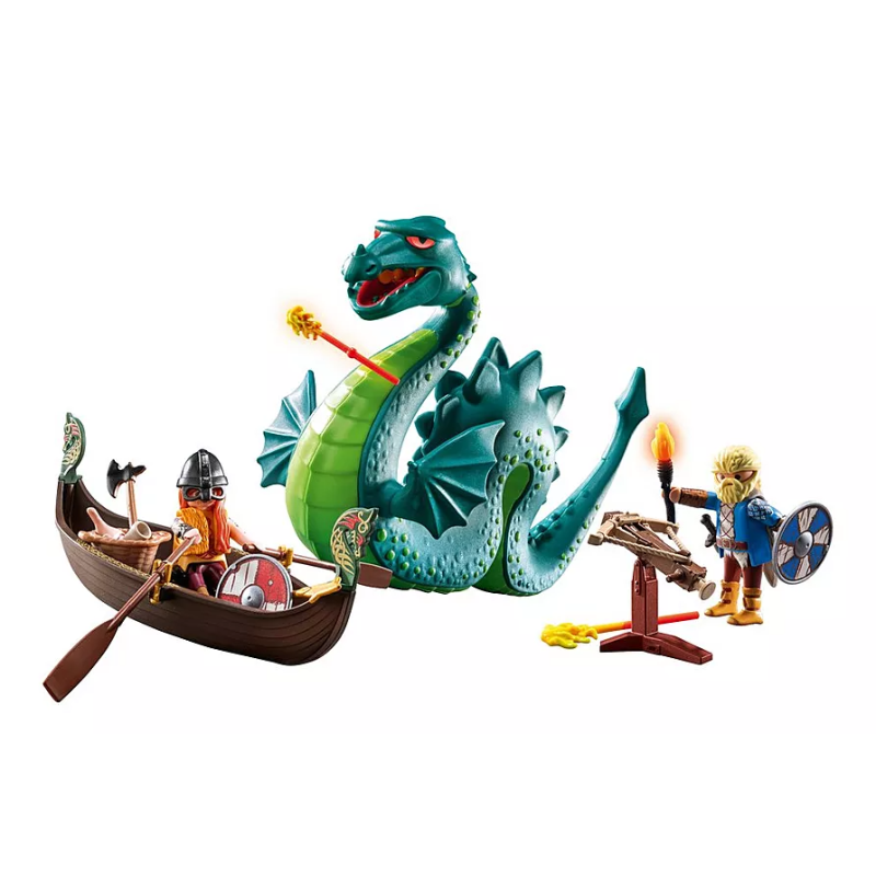PLAYMOBIL Vikingos Con Monstruo Marino