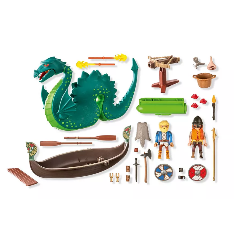PLAYMOBIL Vikingos Con Monstruo Marino