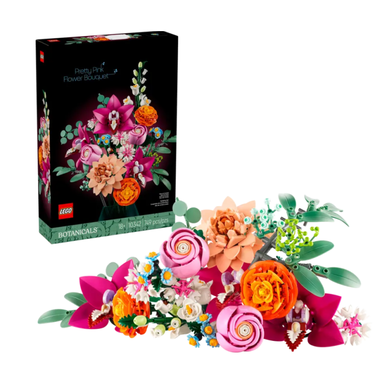 LEGO Botanicals Ramo De Flores Fantasía En Rosa De LEGO