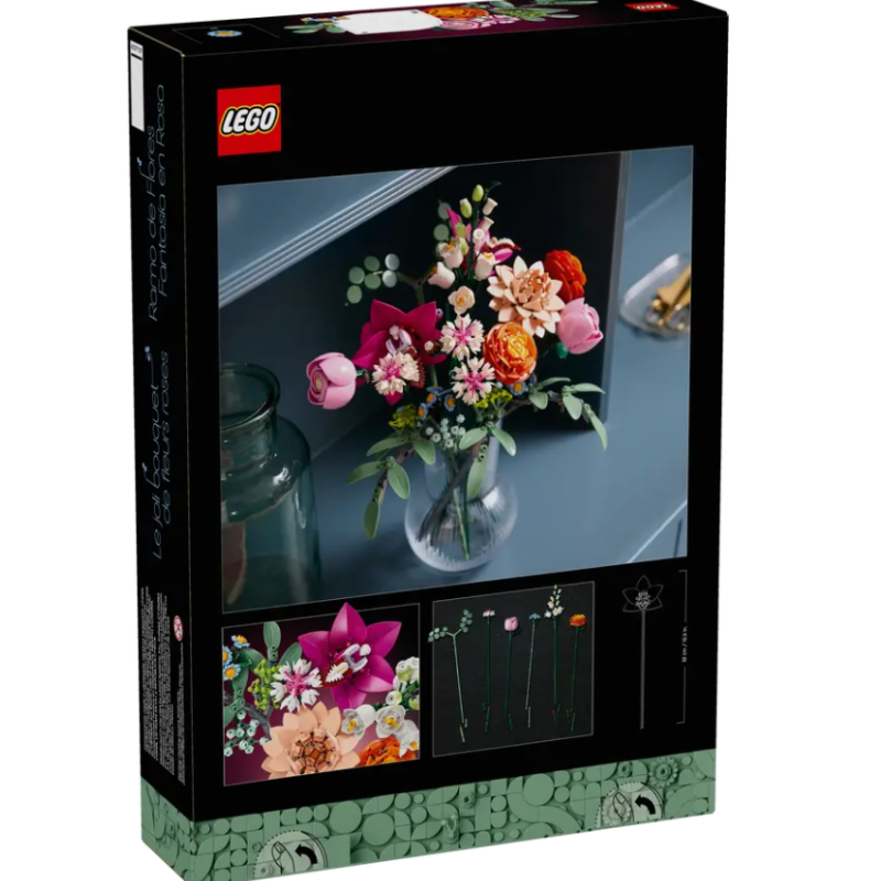 LEGO Botanicals Ramo De Flores Fantasía En Rosa