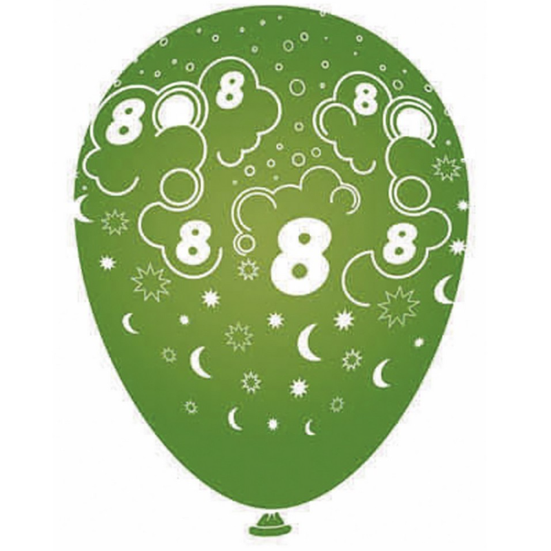 Globos Nº8 6 Unidades