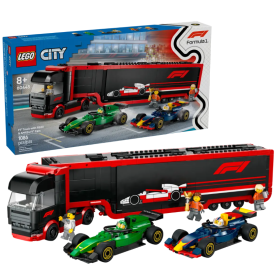 LEGO City Camión De F1 Con Coches De F1 Rb20 Y Amr De LEGO