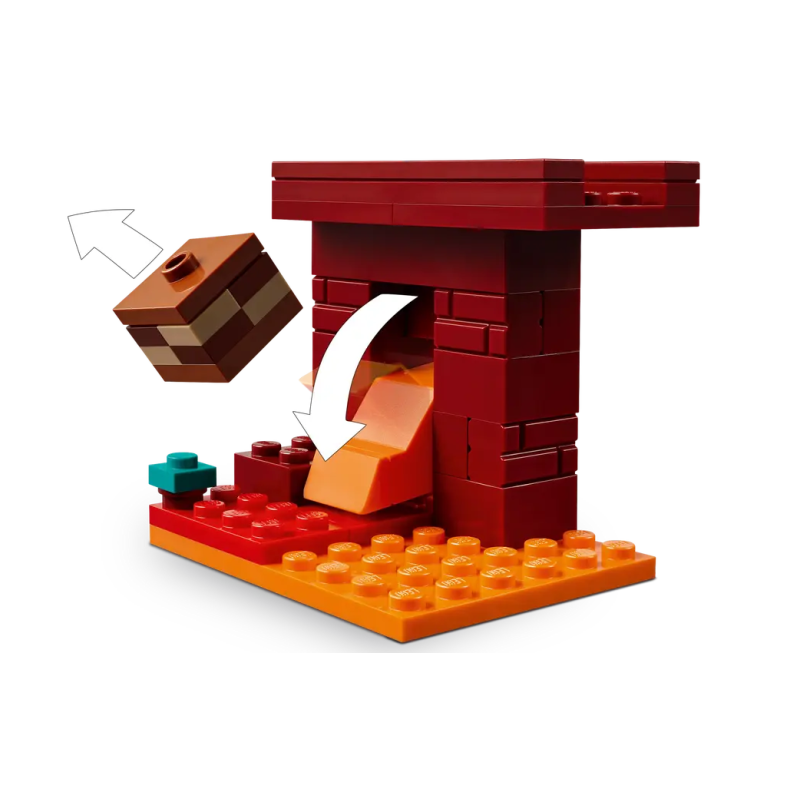 LEGO Minecraft La Batalla De Lava Del Inframundo