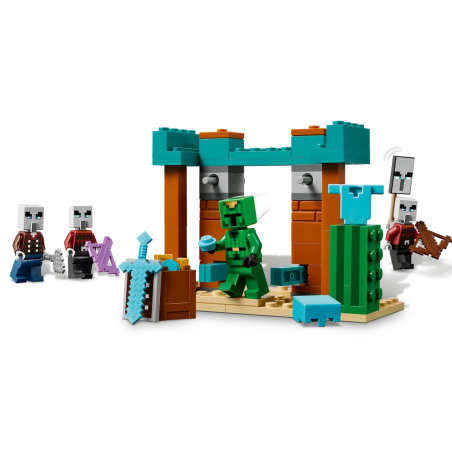 LEGO Minecraft La Patrulla Del Desierto De Los Maldeano