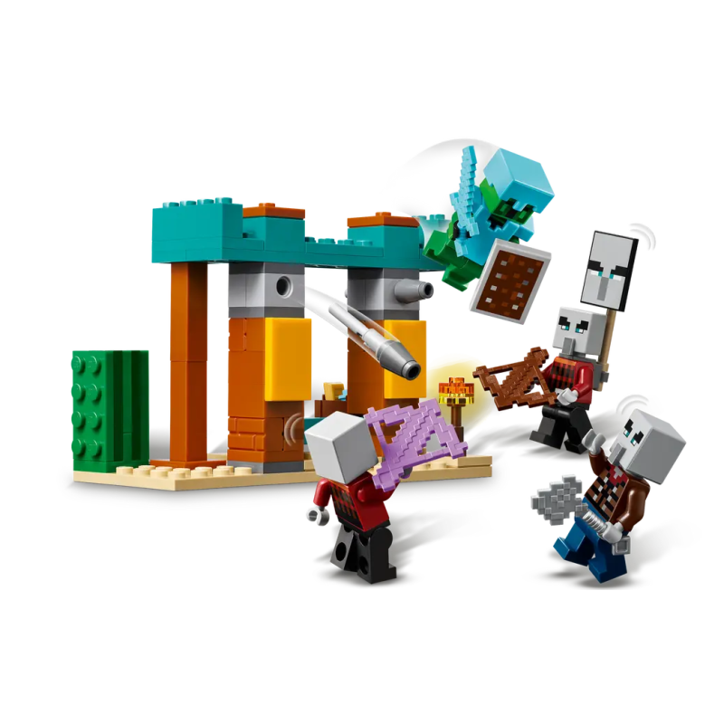 LEGO Minecraft La Patrulla Del Desierto De Los Maldeano