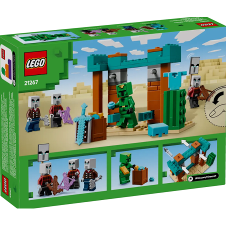 LEGO Minecraft La Patrulla Del Desierto De Los Maldeano