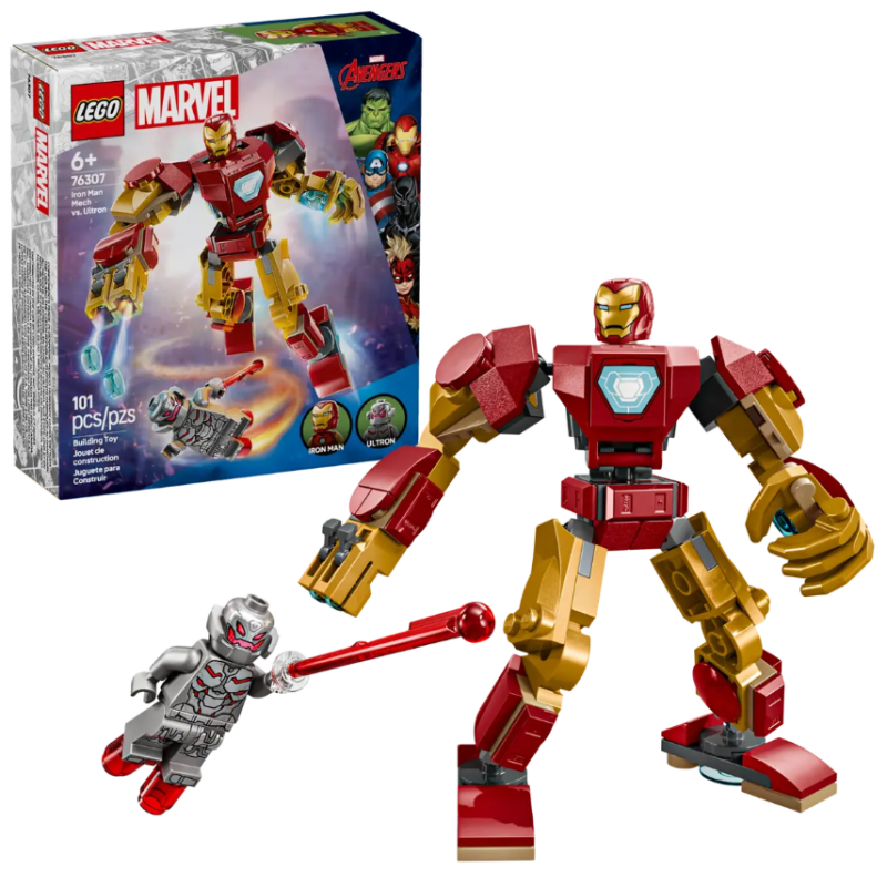 LEGO Marvel Armadura Robótica De Iron Man Vs Ultron De LEGO