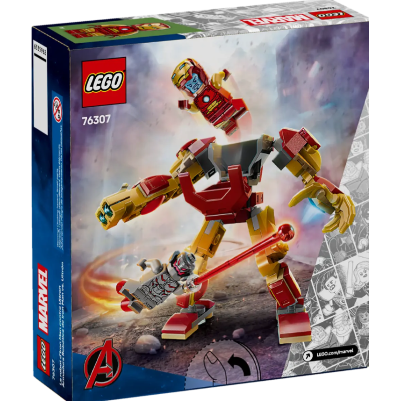 LEGO Marvel Armadura Robótica De Iron Man Vs Ultron