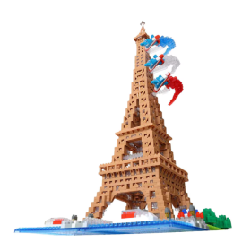 Torre Eiffel Deluxe Nanoblock De Bandai 2