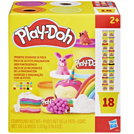 Playdoh Pack 18 Botes Imagine Anything