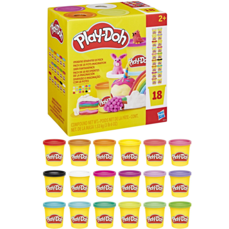 Playdoh Pack 18 Botes Imagine Anything