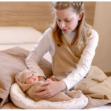 Reborn Arias 40 Cm Olona Beige Saco Dormir