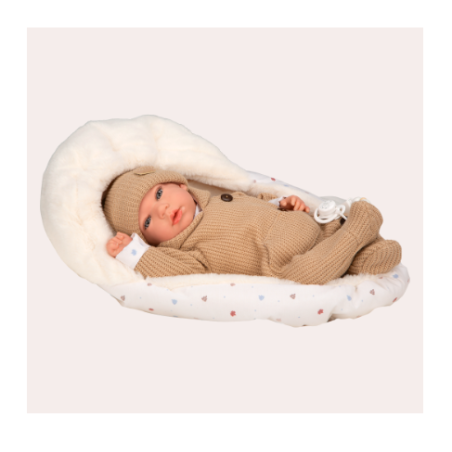 Reborn Arias 40 Cm Olona Beige Saco Dormir
