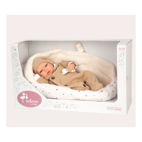 Reborn Arias 40 Cm Olona Beige Saco Dormir Arias