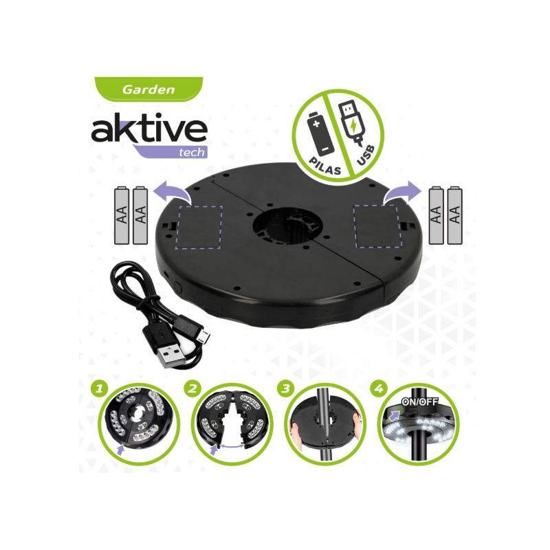 Lámpara Led Para Sombrilla 20 Cm