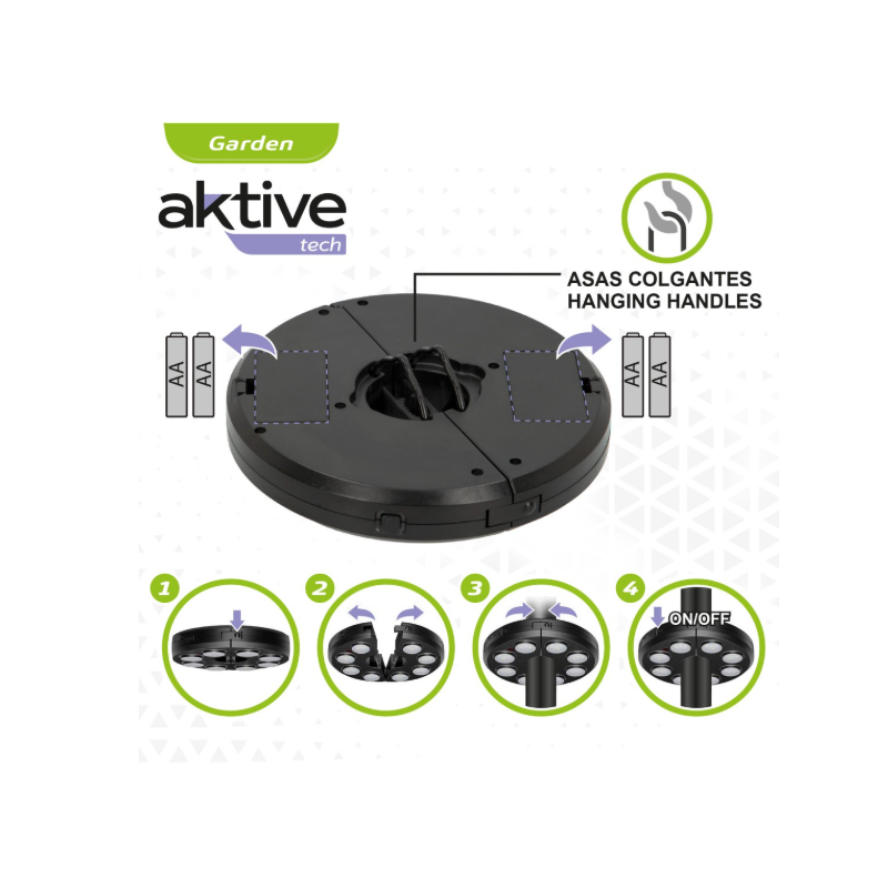 Lámpara Led Para Sombrilla 17 Cm