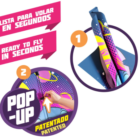 Cometa Stitch Diamante Pop Up Nylon